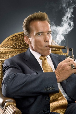 Arnold might just terminate a WB Brand Cigar