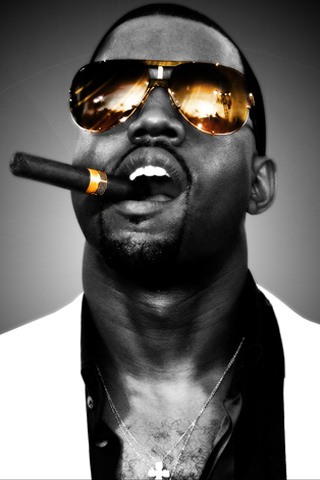 Kanye West might "Swiftly" smoke a WB Brand Cigar